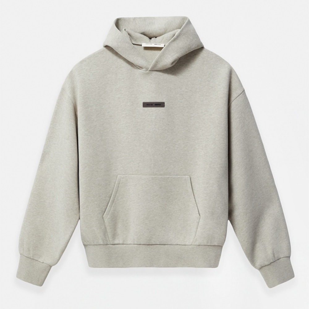 Fear of God ESSENTIALS Heather Stone Hoodie Classic Fit FW25 Extra Large - Picture 3 of 8